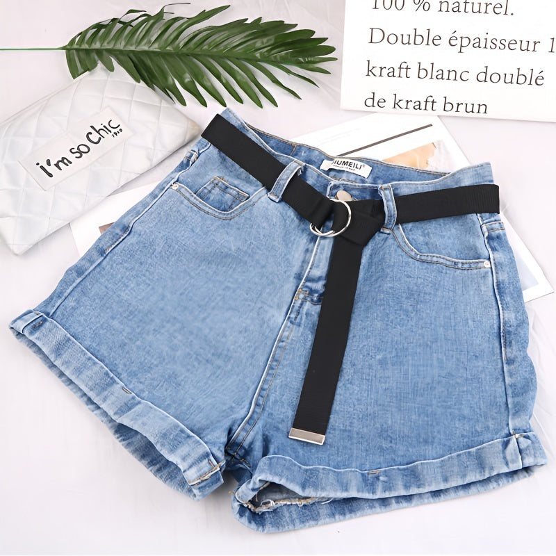 Canvas Double Ring Belt for Women Girls