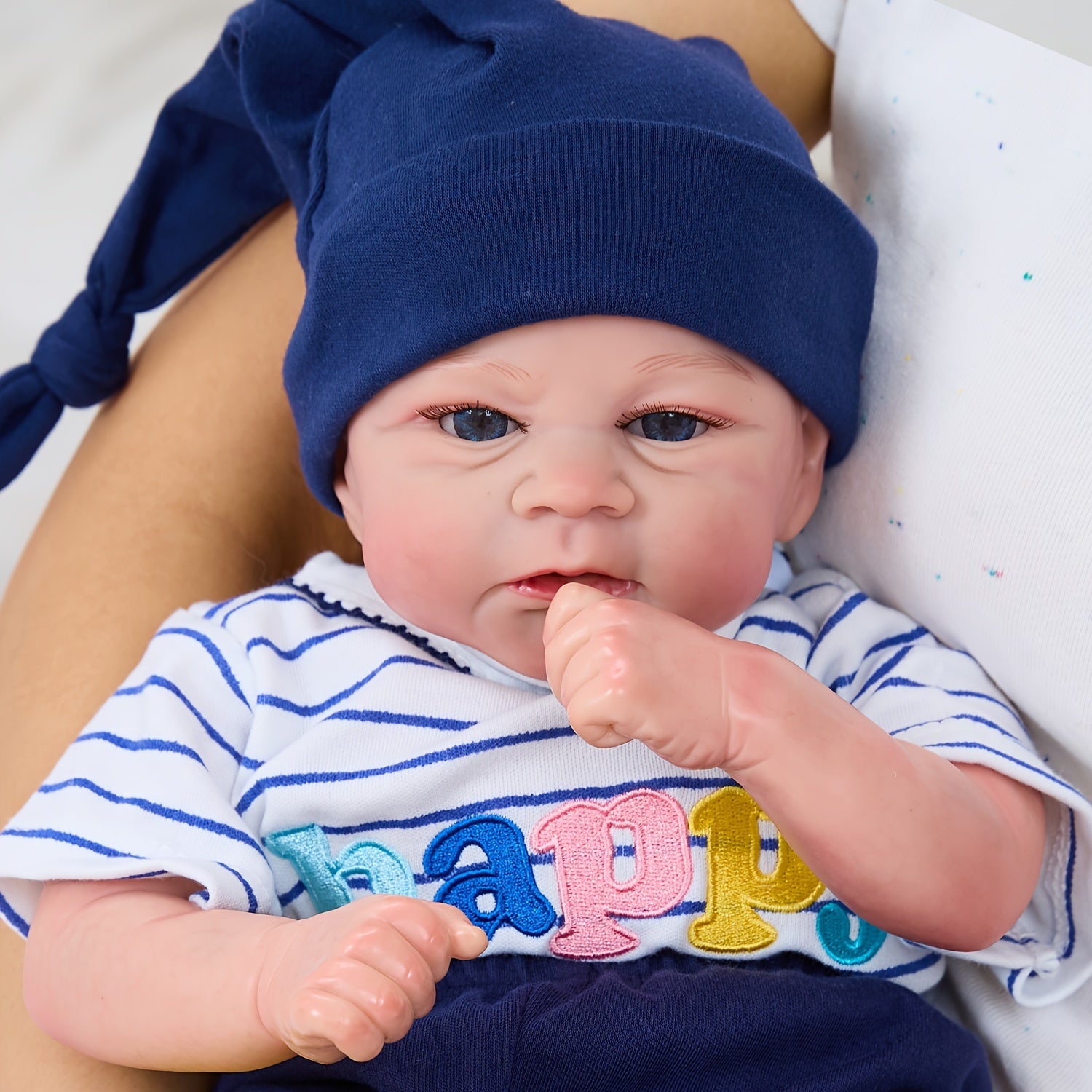 Reborn Youngsters Doll Soft Cloth Body Realistic Expressions