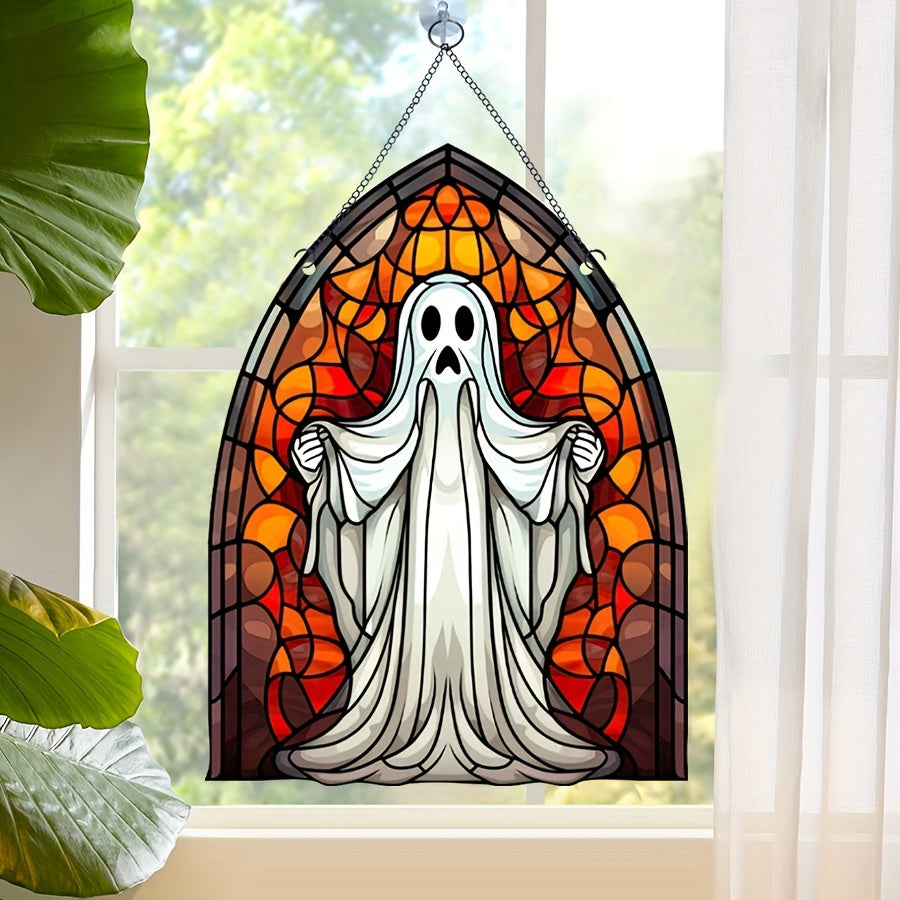 Acrylic Alien Halloween Horror Ghost Window Wall Decoration