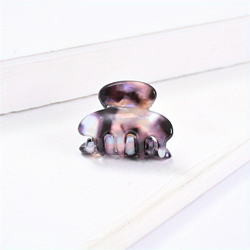 Small Hair Claw Sweet Side Clip Retro Hair Claw College Style Hair Clip