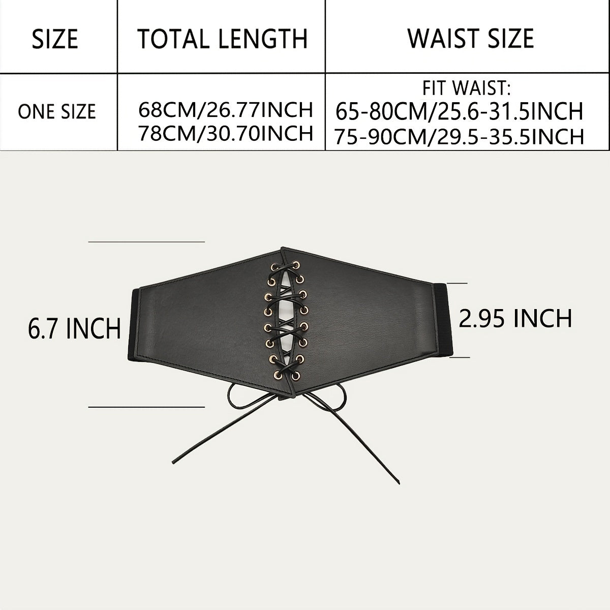 Women Corset Belt Wide Elastic Tie Belt For Dress
