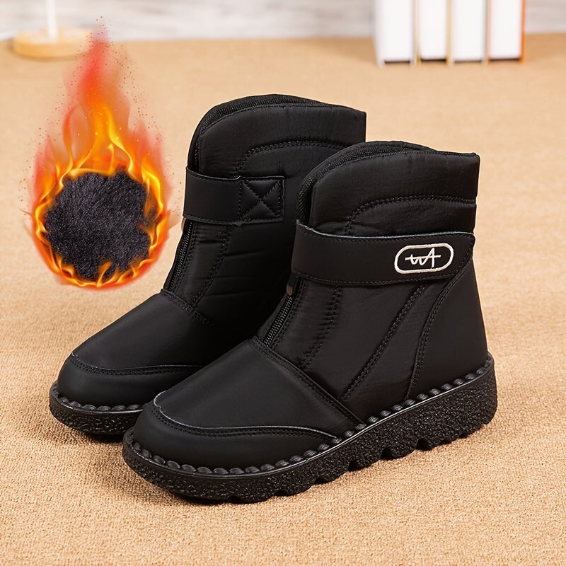 Women's Winter Snow Boots Faux Fur Lined Waterproof Mid Calf