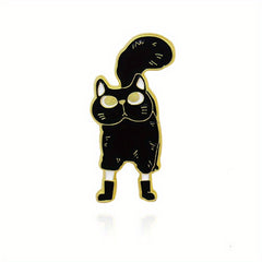 Puss In Boots Cartoon Enamel Brooch