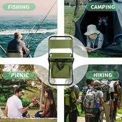 Fishing Chair With Cooler Bag Portable Lightweight Outdoor Chair For Fishing