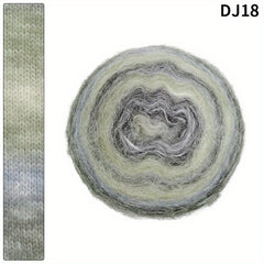 Gradient Spray Wool Thread for Scarves Hats Clothing