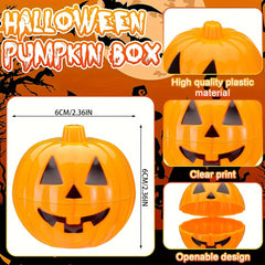 10pcs Thanksgiving Pumpkin Candy Boxes Birthday Party Supplies