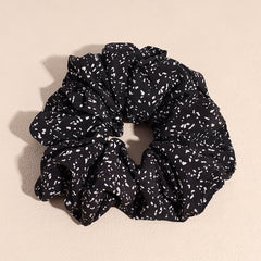 Dot Printed Oversize Scrunchie Ponytail Elastic Hair Tie for Women