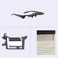 Lazy Prism Glasses for Lying in Bed - Watch TV & Smartphone at 90&deg; Angle