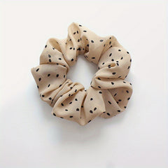 Polka Dot Scrunchies Hair Tie Large Hair Rope Style Hair Ring Ponytail Holder