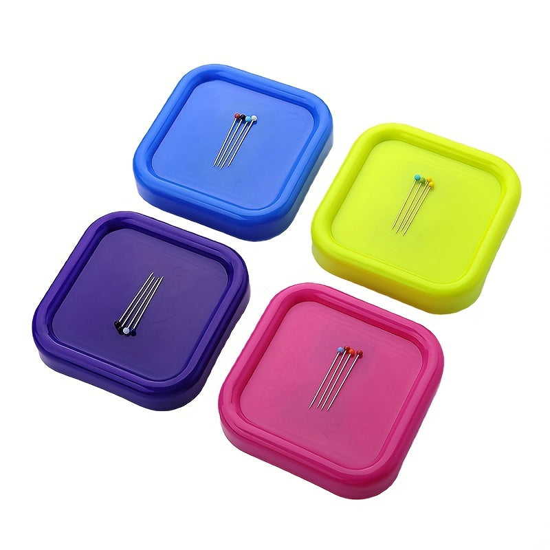 Magnetic Cushion Box for Sewing Needles and Pins Storage