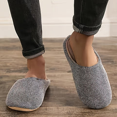Men's Cozy Indoor Slippers with Plush Lining