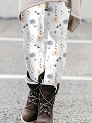  High Rise Floral Print Leggings