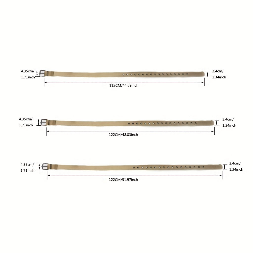 Canvas Belt Men's Needle Buckle Belt Punch Belt for Jeans