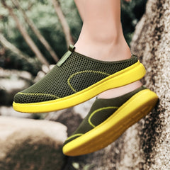Men's Lightweight Mesh Slip-On Sandals Green