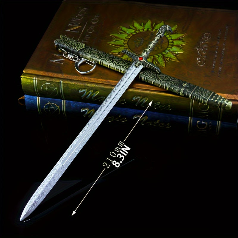 Mini Sword Pendant Key Chain Model With Sheath Toy Sword Pendant