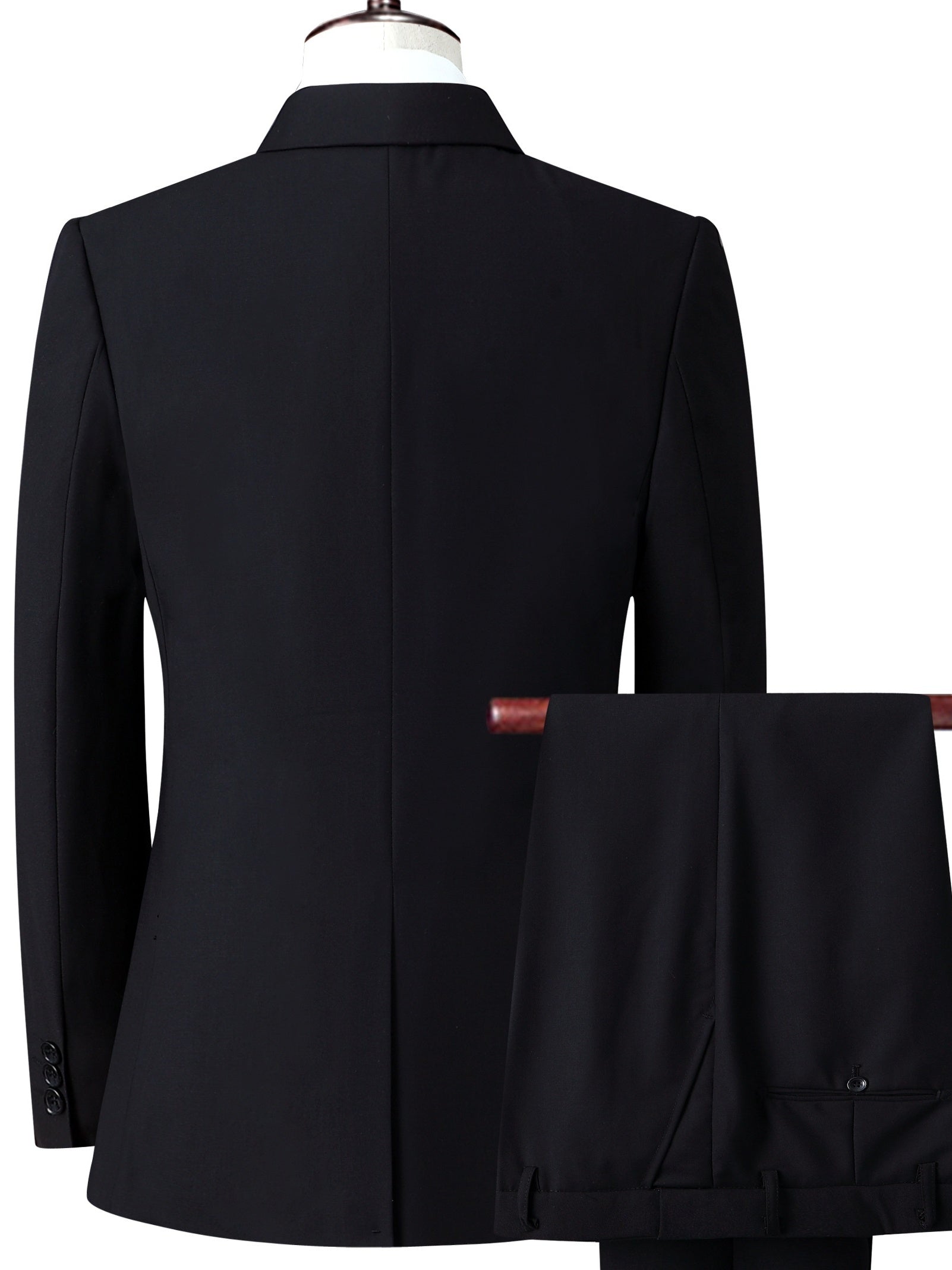 Men's 2 Piece Business Suit & Dress Pants Set for Wedding