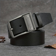 Men's PU Leather Flat Belt