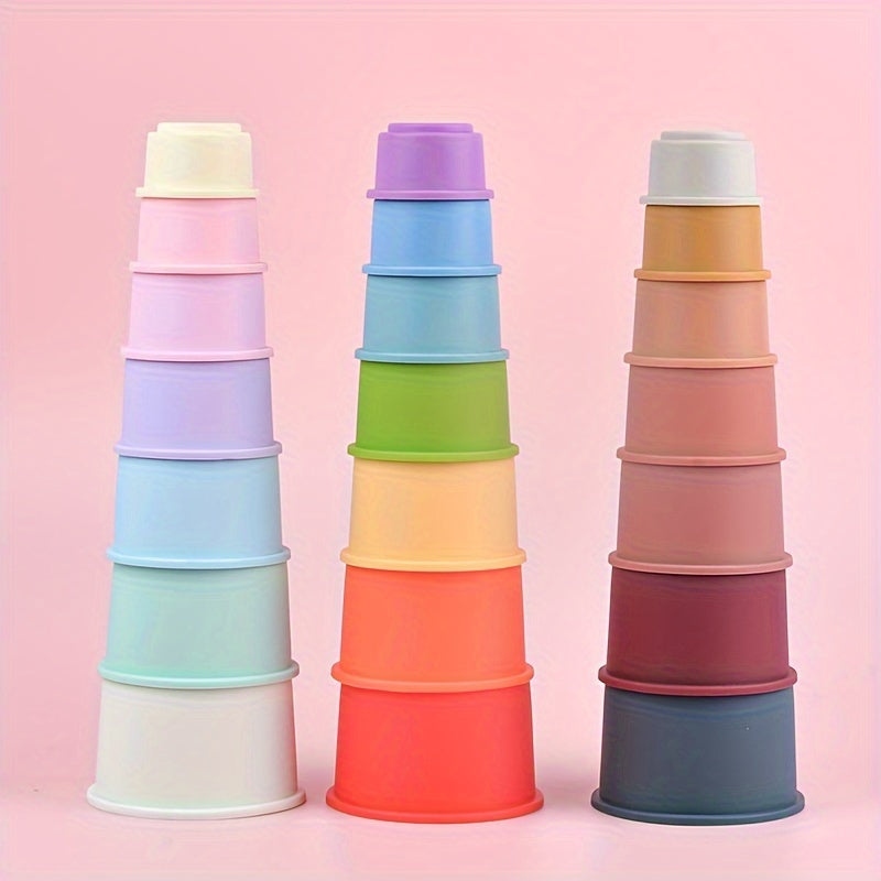 Silicone Sensory Water Cups Set - Educational Toy for Kids