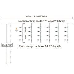 Waterproof Solar Christmas Garland Light String