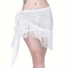 Belly Dance Hip Scarf Tassel Sequin Skirt Dance Props