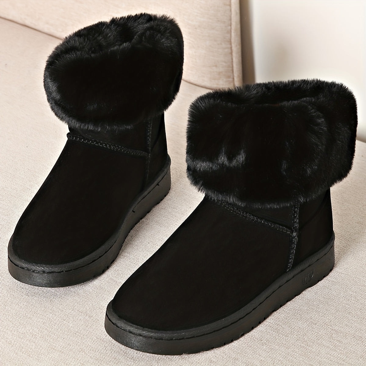 Women's Plus Velvet Thickened Snow Shoes Comfort Warm Outdoor Boots