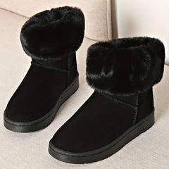 Women's Plus Velvet Thickened Snow Shoes Comfort Warm Outdoor Boots