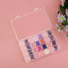 5D Diamond Painting Storage Container, 28 56 Grids Clear Diamond Embroidery Box