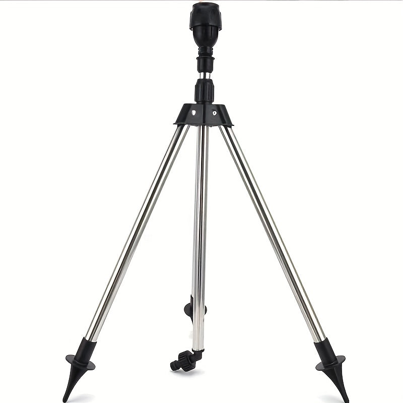 360 Rotary Sprinkler Head Tripod Telescopic Support Garden Watering Sprinkler
