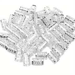 100pcs Beads Hair Braid Clips Hair Braiding Metal Cuffs Decoration