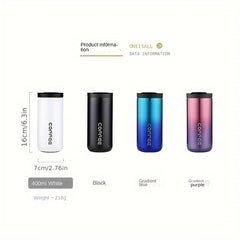 400ml 550ml Stainless Steel Coffee Cup 13.53oz 18.6oz