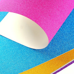 10 Sheets Glitter Cardstock A4 Craft Paper Bulk, 10 Colors