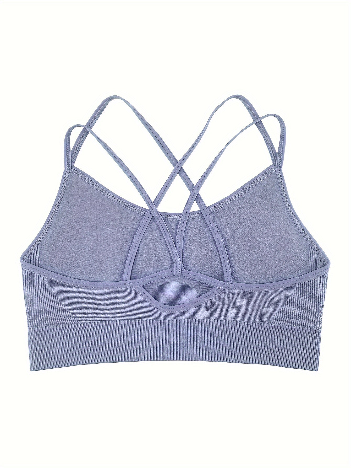 Criss Cross Sports Bra Breathable Workout Lingerie