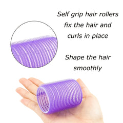 Heatless Hair Curlers Set Self Grip Rollers For Stylish Curls And Waves