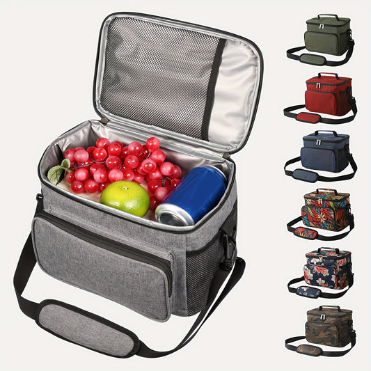9L Outdoor Camping Lunch Bag Leak-proof Water Cooler Insulated Bag