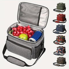 9L Outdoor Camping Lunch Bag Leak-proof Water Cooler Insulated Bag