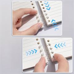 Detachable Spiral Coil High School Student Notebook 60 Sheets