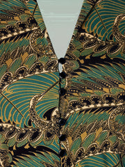  Retro Dress Women's Plus Allover Print