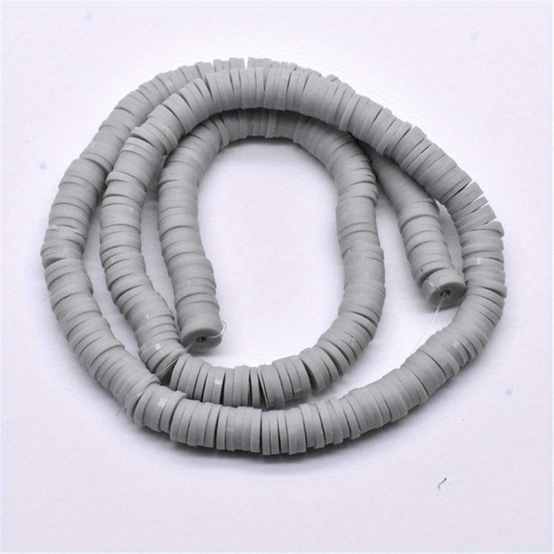 6mm Polymer Clay Rubber Spacer Beads for Jewelry Making