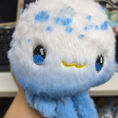 Cute Jellyfish Plush Keychain Bag Charm - Soft & Plush Keyring Pendant