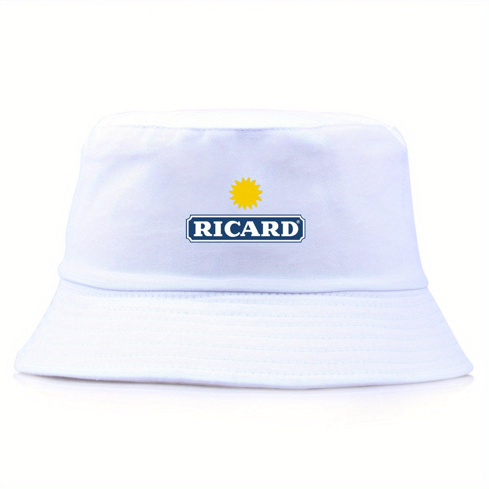 Sun Printed Bucket Hat Cotton Lightweight Sunshade Fisherman Cap