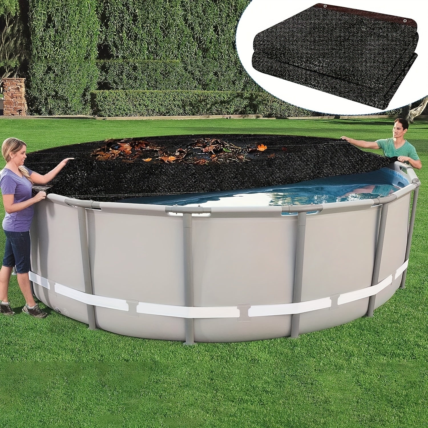 Leaf Net Pool Cover for All Weather Pools