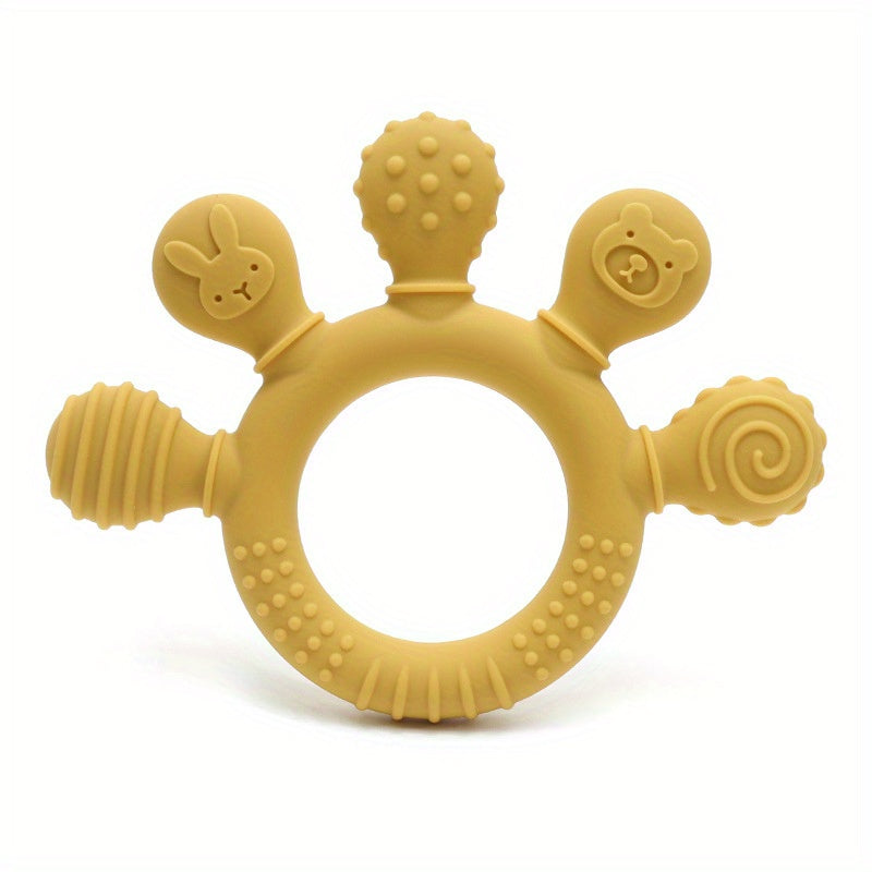 Idela Baby Teething Ring Silicone Teether for Infants