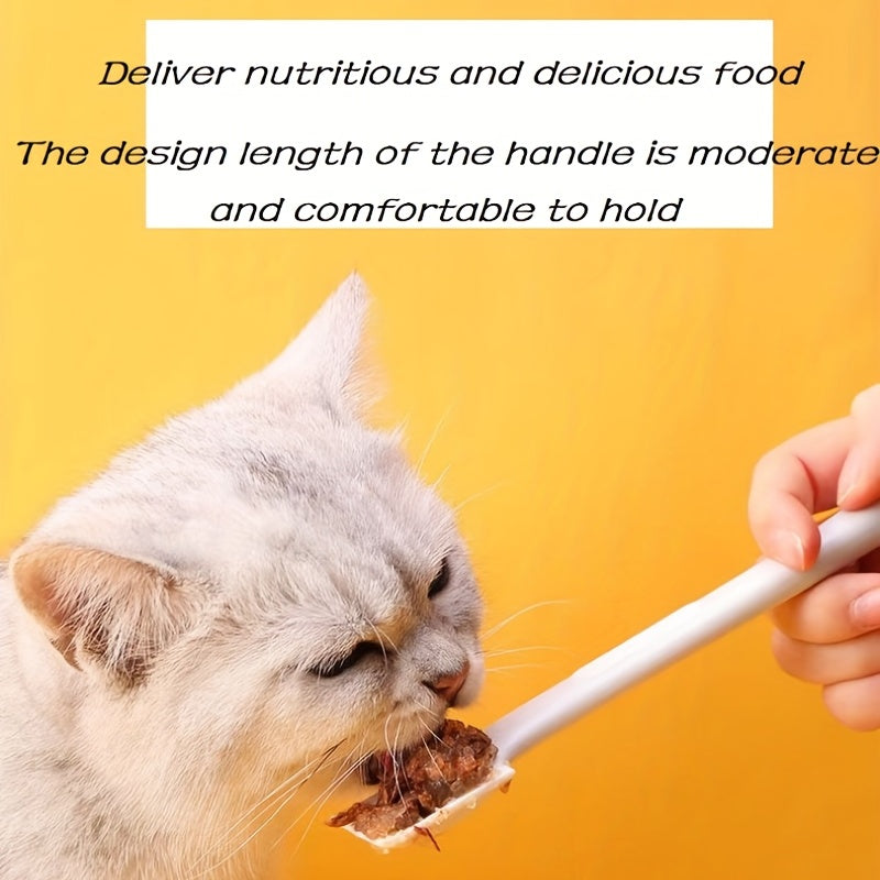 Long Handle Pet Spoon for Mixing Wet Food