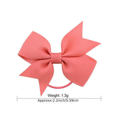 40pcs Baby Bow Hair Ties Toddler Hair Accessories Ponytail Holders For Girls