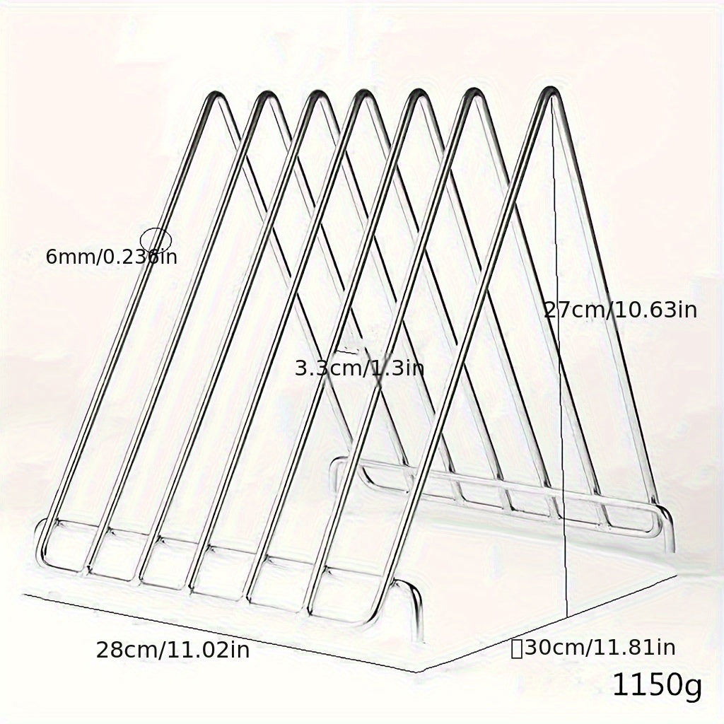 Stainless Steel Floor Standing Chopping Board Rack Kitchen Storage Rack