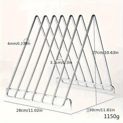 Stainless Steel Floor Standing Chopping Board Rack Kitchen Storage Rack