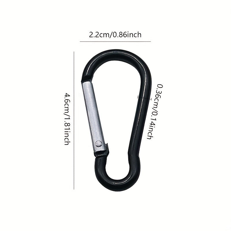 Outdoor Safety Spring Mountaineering Buckle LED Light Hook