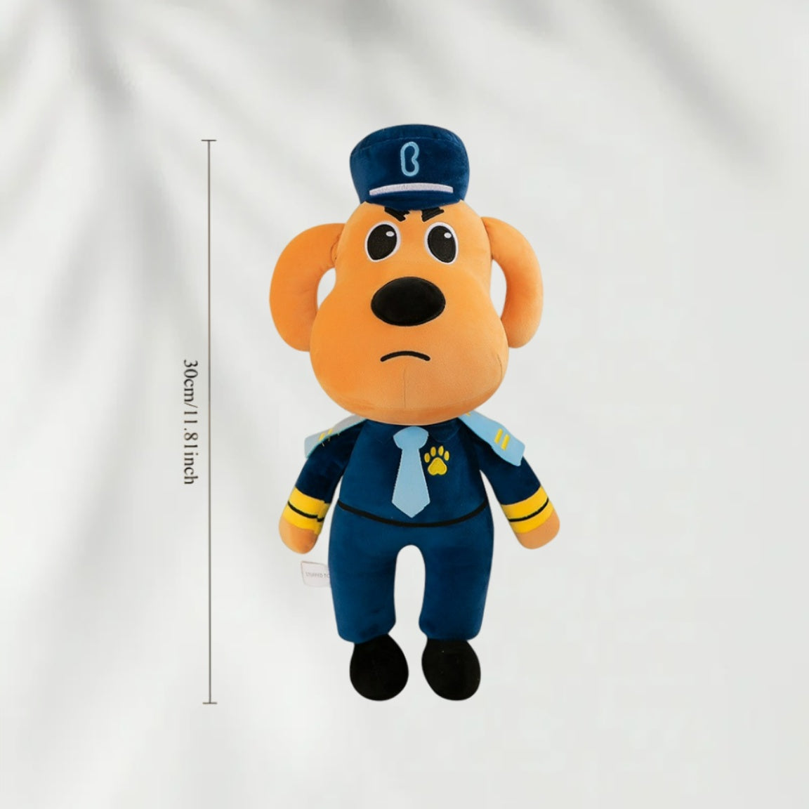 Labrador Sheriff Plush Toy, Golden Retriever Decor, Claw Machine Prize