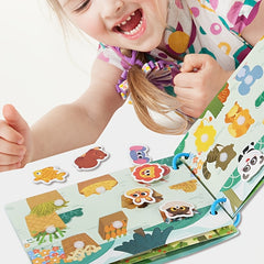 DIKOPUBBY Busy Book for Youngsters Interactive Early Learning Toy