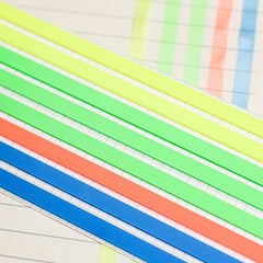 160 Sheets Thin Strip PET Sticky Notes Index Stickers 1 Pack